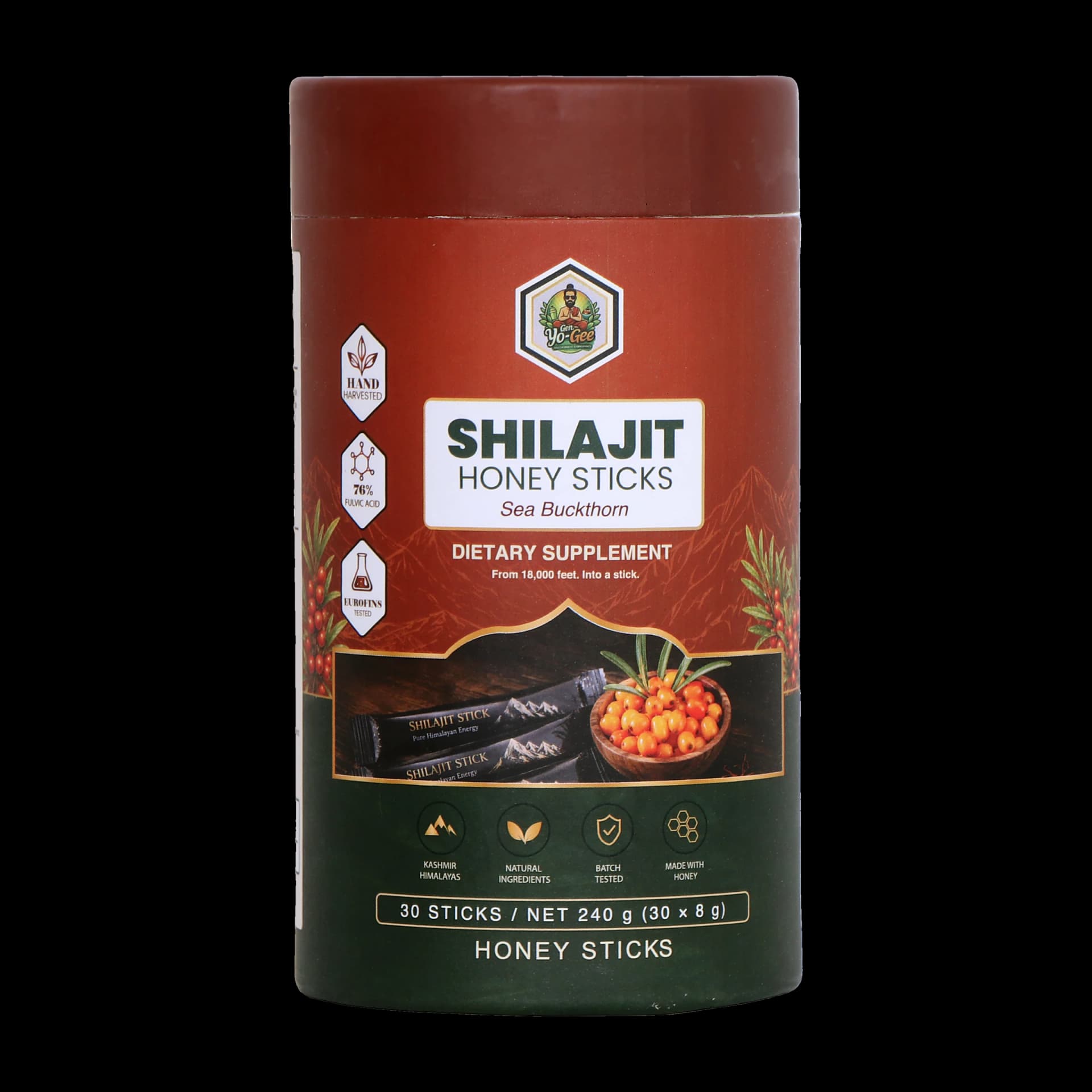 Shilajit Honey Stick — Sea Buckthorn — Honey stick · 8 g